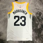 NBA 23 Markkanen Utah Jazz 22-23 Association Maillot blanc